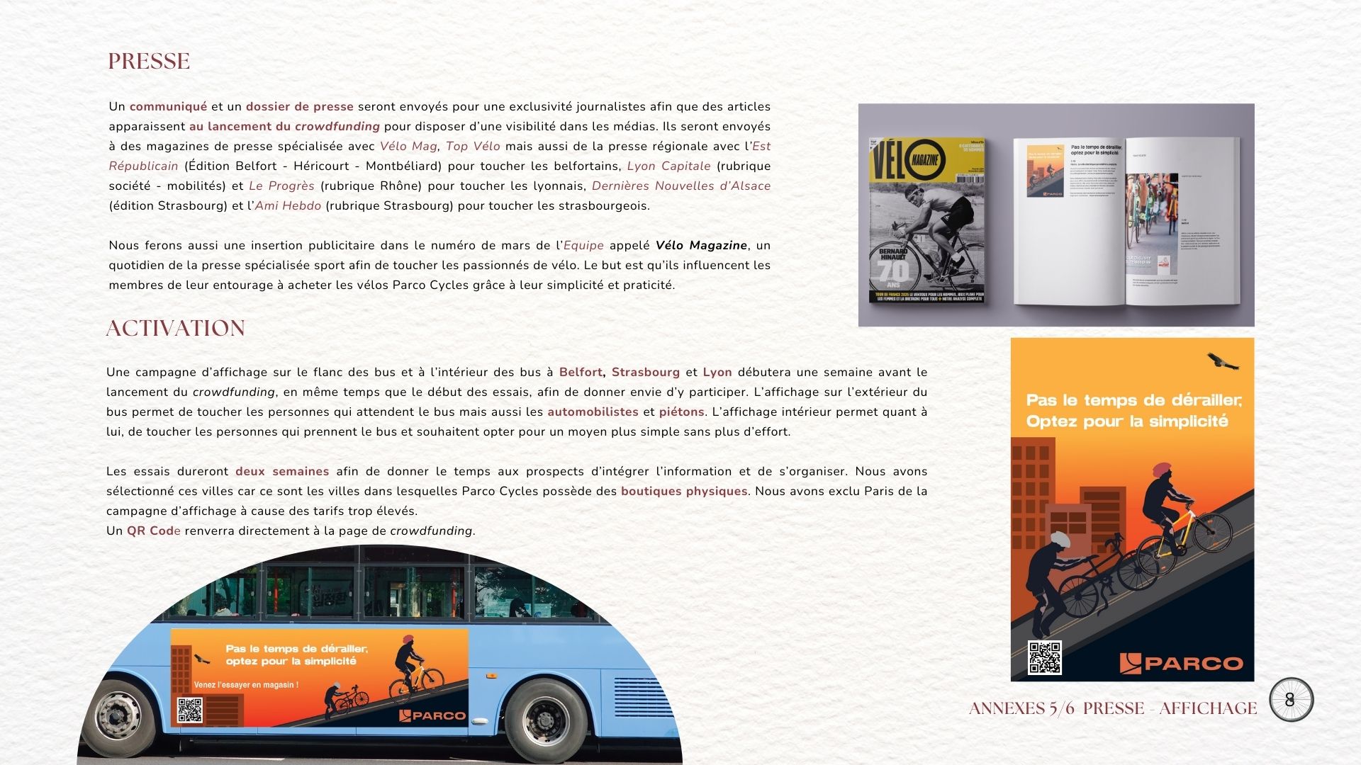 Stratégie des moyens - Presse & Activation