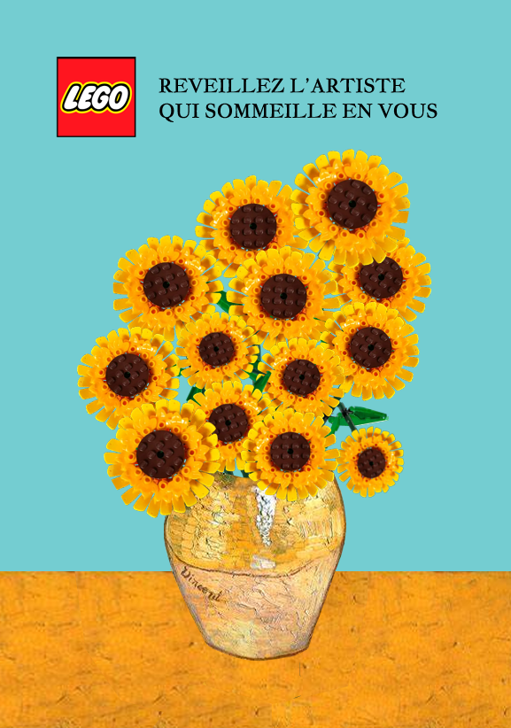 art détourné – publicité lego – GIRAUD Manon