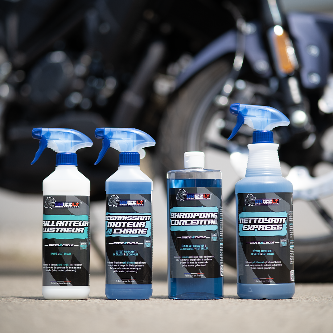 Gamme Motos & Cycles - Grizzly Wash Products